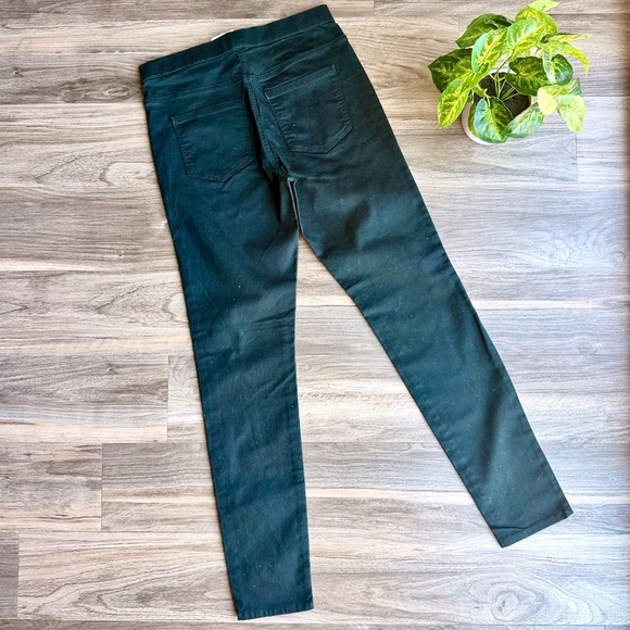 NWT H&M Skinny Super Stretch Regular Waist Jeggings Black Size 6 - Picture 11 of 11